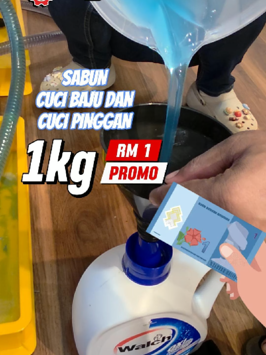 RM1 UNTUK 1KG PROMOSI sabun dobi dan sabun pinggan #xtrakawkaw6 #sabundobi#sabunpinggan#refill