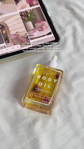 Rasa macam body care mahal tauu 😭 kulit jadi glowing, hydrated & paling bestt bauu wangiii @LookMePretty Organica #bodyoil #bodycare #bodycareroutine 