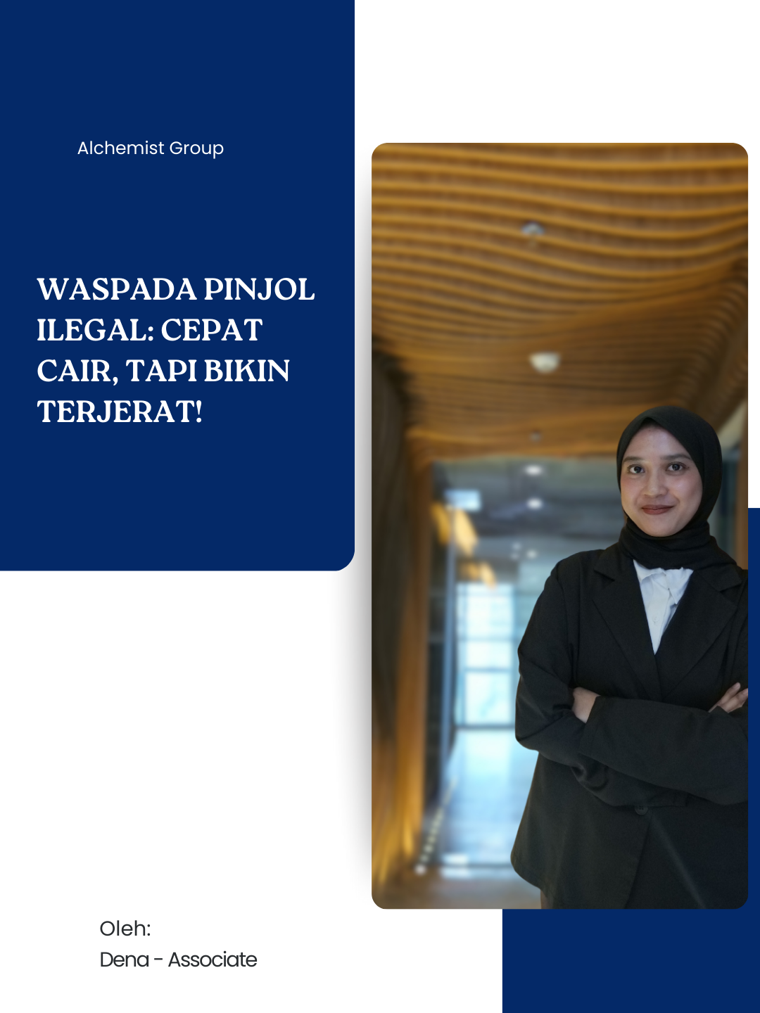 Halo Sobat ALO! 👋 Pernah dengar istilah pinjol ilegal? 🚨 Pinjol ilegal biasanya menawarkan dana cepat tanpa syarat ribet, tapi di baliknya ada bunga super tinggi, akses ke data pribadi, sampai teror penagihan yang bikin stres. Sayangnya, masih banyak orang yang tergiur karena butuh uang cepat, padahal risikonya bisa bikin hidup makin berat. Menurut kamu, apa masyarakat sudah cukup terlindungi dari jeratan pinjol ilegal? 🤔 Tulis pendapatmu di komentar! 👇 #PinjolIlegal #WaspadaPinjol #EdukasiKeuangan #alchemistlawfirm #alchemistgroup #alchemistlawoffice