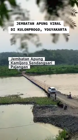 Jembatan Apung Viral Kamijoro yang berada di Kulonprogo ini bisa memangkas waktu hingga 30 Menit.  #jembatan #jembatanapung #jembatanviral #kulonprogo #jembatankamijoro 