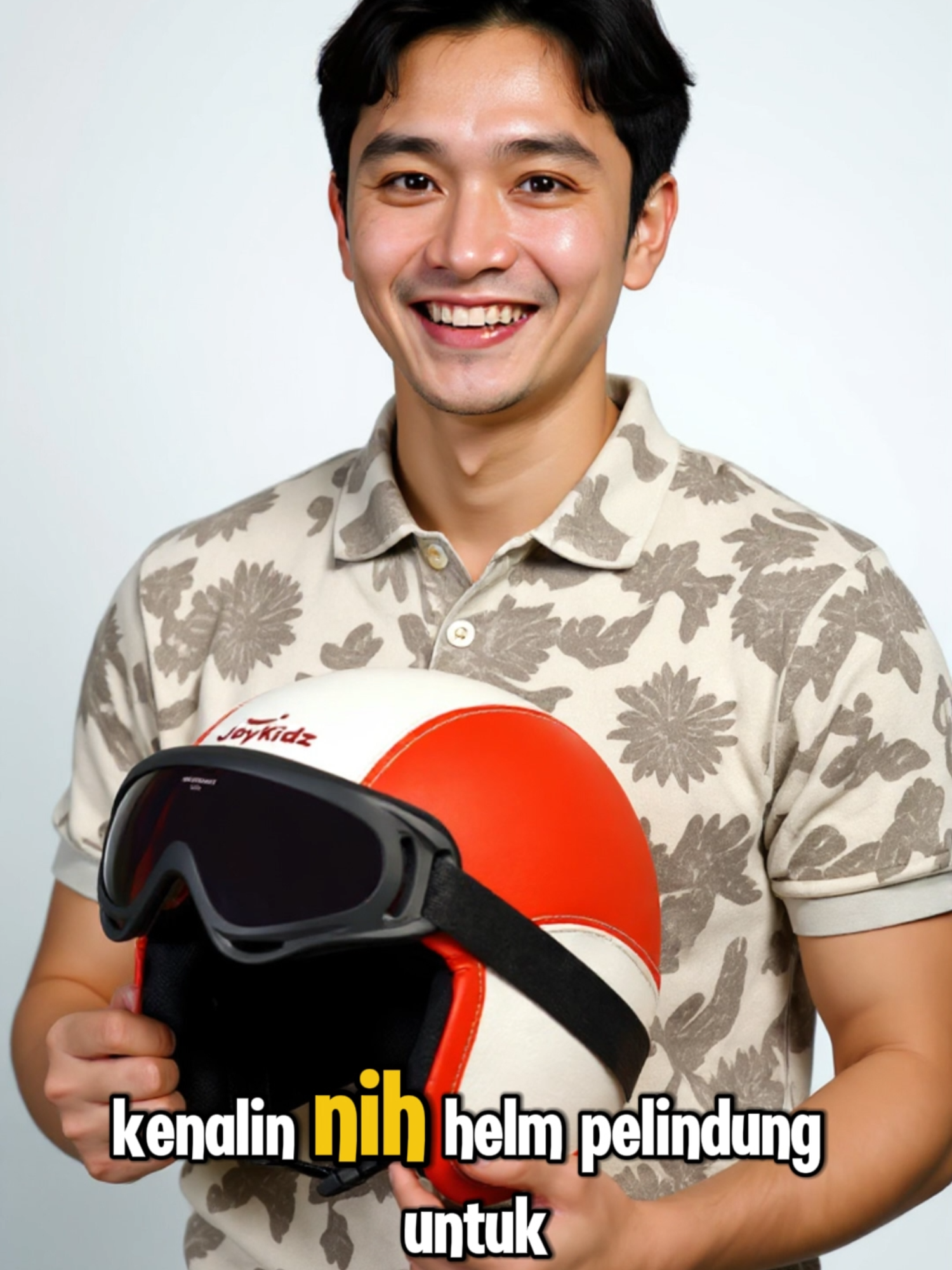 Simple, polos, tapi vibe-nya nasionalis banget! Cocok buat nemenin si kecil kemana aja 💕#helmet #helmanak #joykidz #joyfullriding #helmanakbogo #helmanaklucu #helmanaksni #joykidzhelmet #fyp #fypシ゚