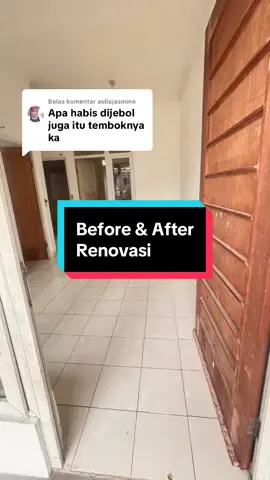 Membalas @auliajasmine  iya kak ini kita jebol temboknya dibuat jadi open space☺️ #masyaAllahtabarakallah #renovasirumah #rumahopenspace 