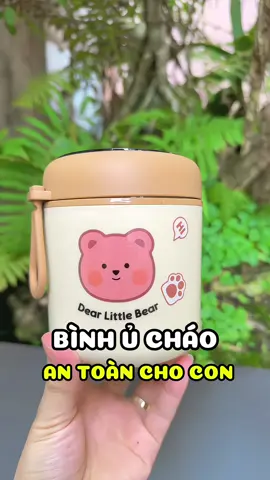 Đựng đồ ăn cho con an toàn không lo thức ăn nóng bị biến chất nè các mom #mevabe #embedangyeu #mebimsua #viral #binhuchao 