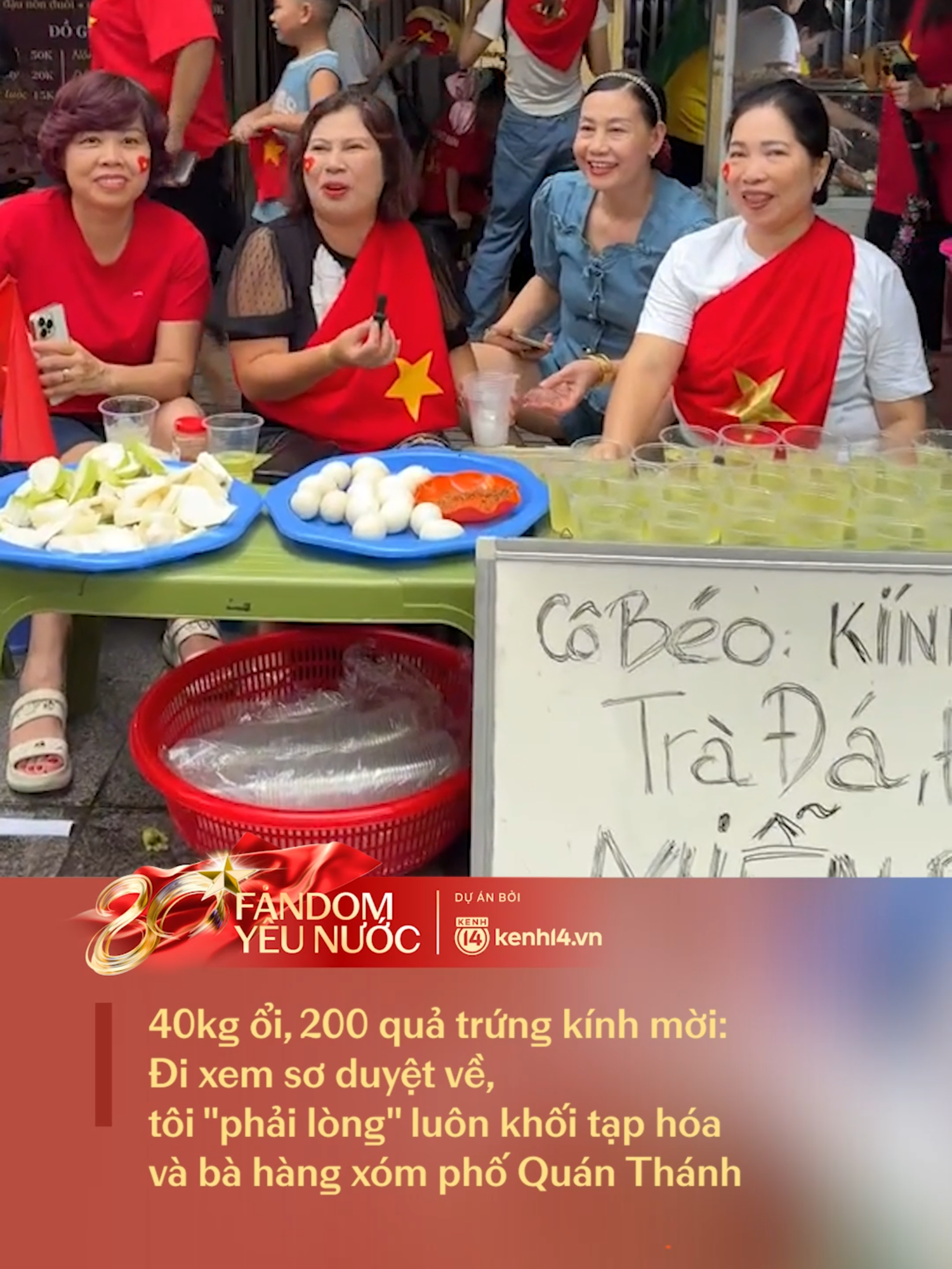 Gọi vui là “khối tạp hóa” bởi đây là những gia đình có cửa hàng tạp hóa nằm trong các tuyến phố phục vụ diễu binh, diễu hành #FandomYeuNuoc #TuHaoVietNam #ProudVietnam #Hoabinhdeplam #RangroVietNam #amm  Theo Đời sống và Pháp luật