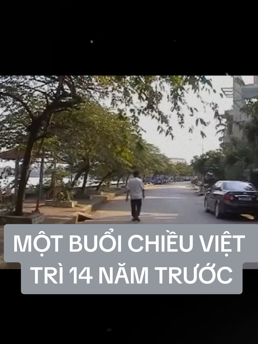 Một buổi chiều chill chill ven hồ tại Việt Trì cách đây 14 năm trước. #viettri #viettrixua 