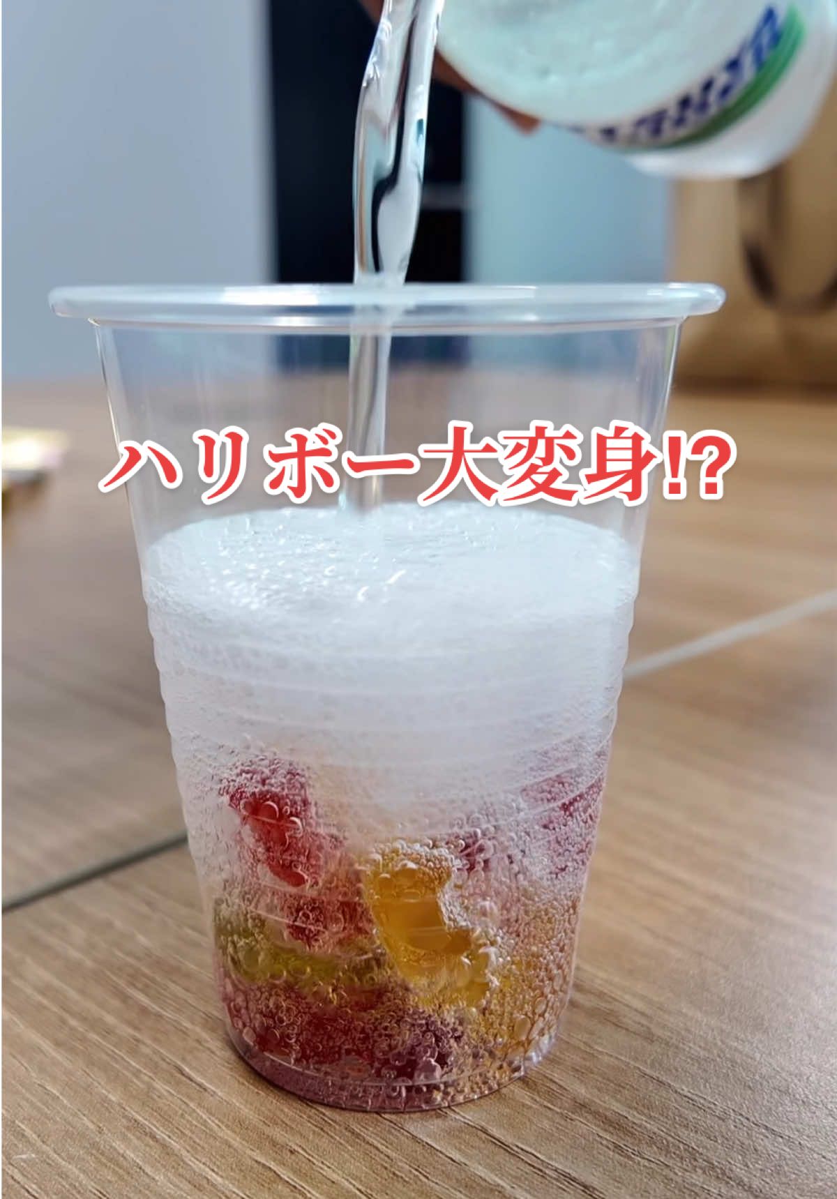 ハリボーのソーダ漬けやってみた！！(ハリボーゴールドベア) #商品紹介 #ハリボー 
