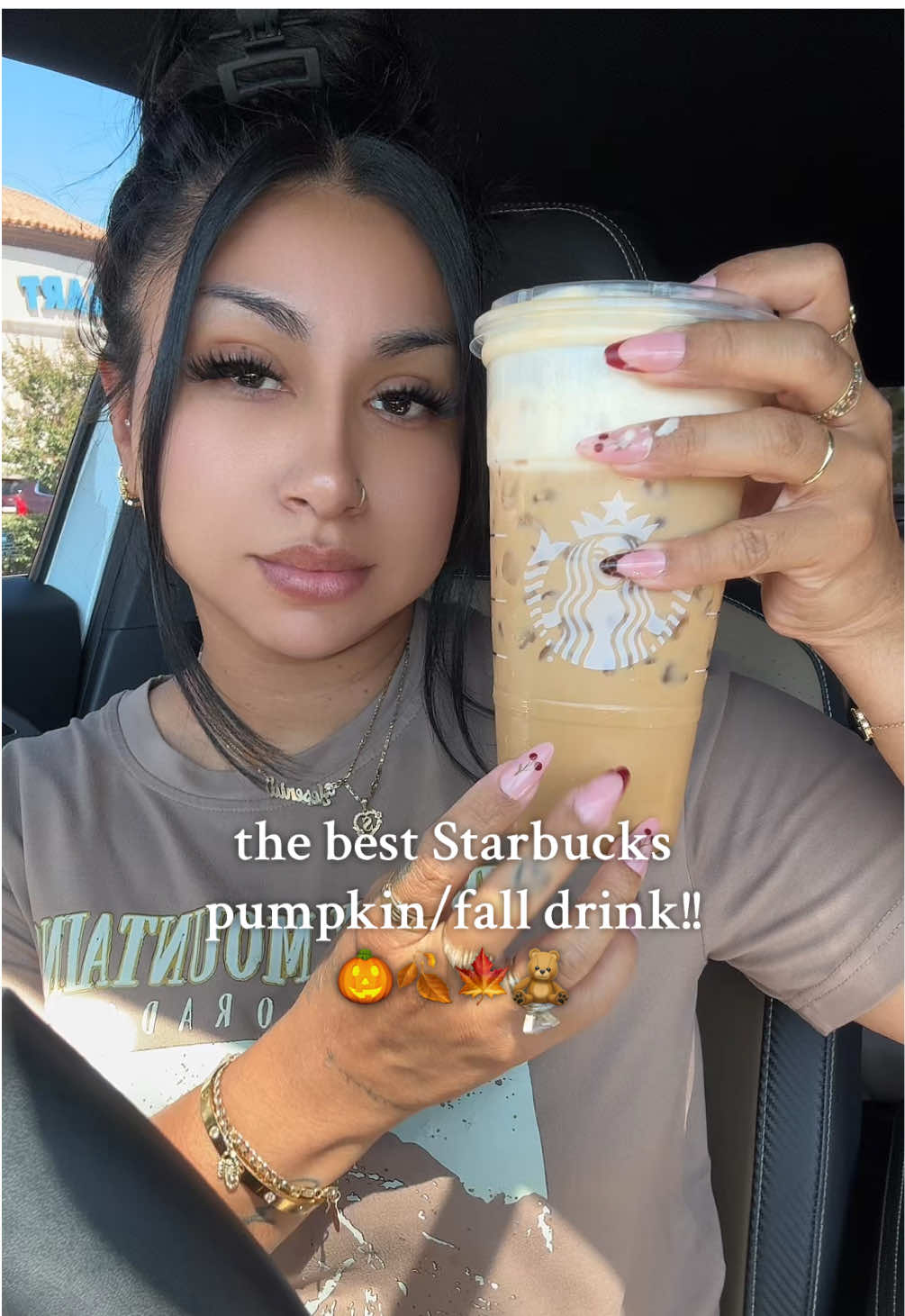 Soooo good!🎃🍂🍁☕️ #starbucksdrinks #pumpkinspice #starbucksfalldrinks #starbuckspumpkinspice #starbucksorder 
