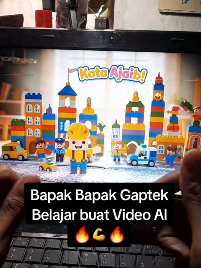 Bapak bapak gaptek belajar AI. #belajarai  #promt #videoai #videoviral 