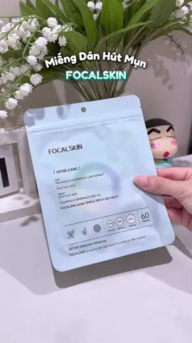 Miếng dán hút mụn, trong suốt FOCALSKIN - mấy bà muốn hút  sạch nhân mụn thì phải mua em này nè #miengdanmun #miengdanmunfocalskin #danmuntanghinh #danmun #trimuntainha 