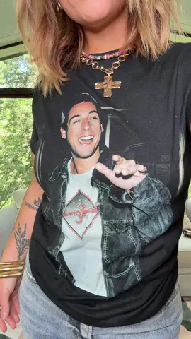 Old school Adam Sandler shirt? Yes please #OOTD #fyp #viral 