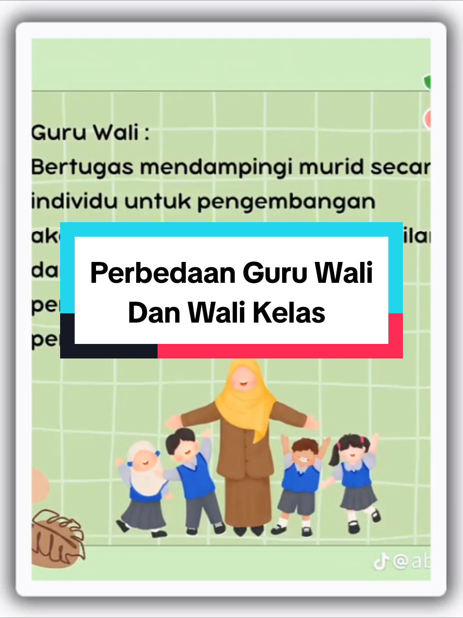 Perbedaan Guru Wali dan Wali Kelas #guru  #guruwali  #walikelas  #CapCut 
