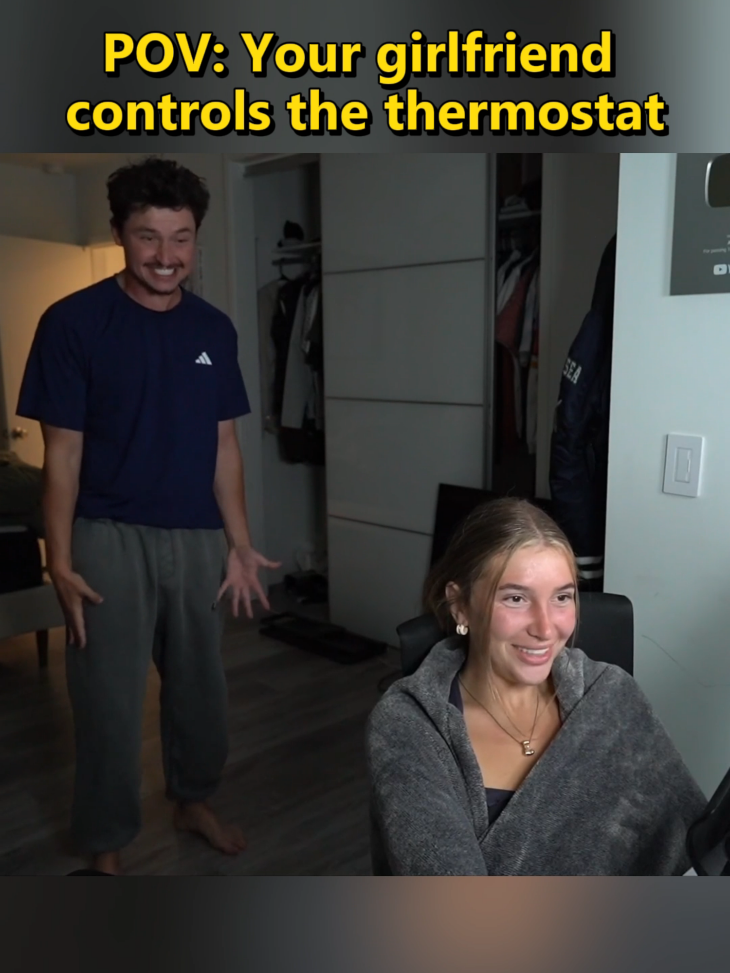 I guess it's staying at 66 #fyp #viral #twitch #ellievandeel #aircool