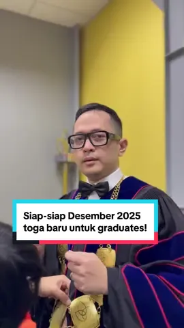 Siap-siap Desember toga baru untuk graduates! #presidentuniversity #presuniv #universitas #toga #rektor
