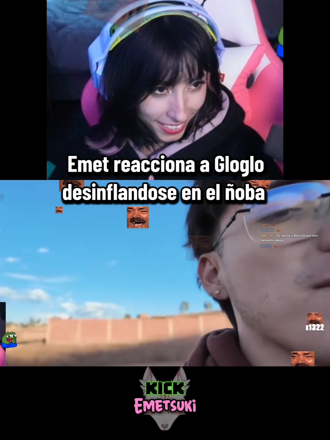 Emet reacciona a Gloglo kgandose #gloglosor #humor #emet #paratiiiiiiiiiiiiiiiiiiiiiiiiiiiiiii #foryoupage❤️❤️ #emetsuki #paratii #glogloking 