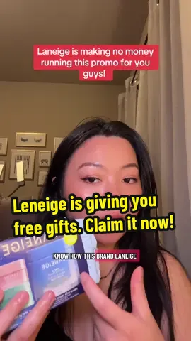 Buy ONE Laneige Dream Skin Trio and get FIVE free gifts. Full-size Water Sleeping Mask + extra minis that leave your skin glowing, hydrated, and smooth. Only $35 in the orange cart while it lasts #laneige #dreamskintrio #tiktokshopcreatorpicks #kbeautyreview #watersleepingmask 