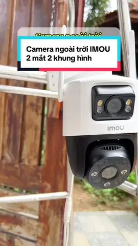 Camera ngoài trời IMOU 2 mắt 2 khung hình có độ phân giải 10mpx(mỗi mắt 5mpx) hoặc 6mpx(mỗi mắt 3mpx) gồm 1 mắt cố định và 1 mắt xoay 360 theo dõi thông minh; chống nước IP66; đàm thoại 2 chiều; ban đêm có màu; kết nối wifi k dây hoặc có dây #camera #cameraimou #imou #camerawifi #lehoangquan2025 