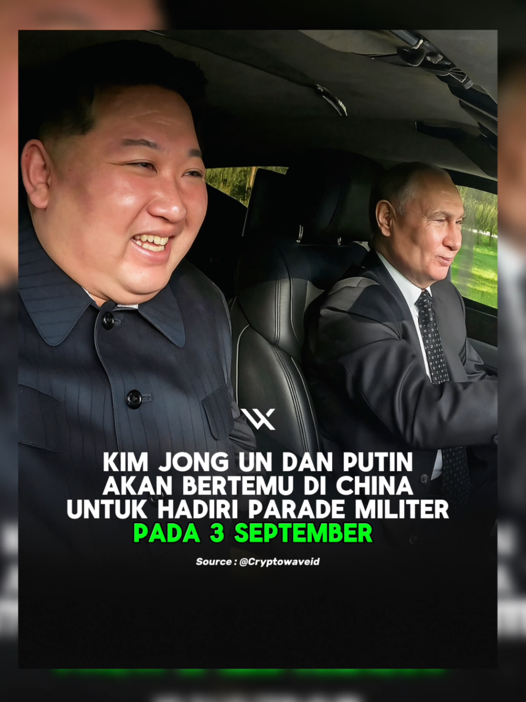 Pemimpin Korea Utara, Kim Jong Un, akan melakukan kunjungan langka ke Tiongkok untuk menghadiri parade militer pada 3 September mendatang. Parade ini digelar untuk memperingati 80 tahun berakhirnya Perang Dunia II dan akan dihadiri sejumlah pemimpin dunia, termasuk Presiden Rusia Vladimir Putin. Menurut laporan Korean Central News Agency (KCNA) pada Kamis, Kim hadir atas undangan langsung Presiden Tiongkok Xi Jinping. Media resmi Tiongkok, Xinhua News Agency, juga mengonfirmasi rencana kunjungan tersebut. Perayaan di Lapangan Tiananmen, Beijing, diproyeksikan menjadi salah satu agenda politik terbesar tahun ini bagi Xi Jinping, dengan dirinya berada di pusat perhatian. Parade ini sekaligus menandai pamer kekuatan militer Tiongkok di tengah ketegangan geopolitik yang kian meningkat di kawasan Asia Pasifik. Kehadiran Kim akan menjadi simbol penting hubungan erat Pyongyang dan Beijing, di saat Korea Utara semakin terisolasi secara diplomatik akibat program nuklirnya, dan di saat Putin juga mencari dukungan mitra Asia untuk menghadapi tekanan Barat. Sumber: Bloomberg Terminal FOR EDUCATION CONTENT ⚠️ #cryptowave #gabrielrey #allfake⚠️ #foreducation⚠️ 
