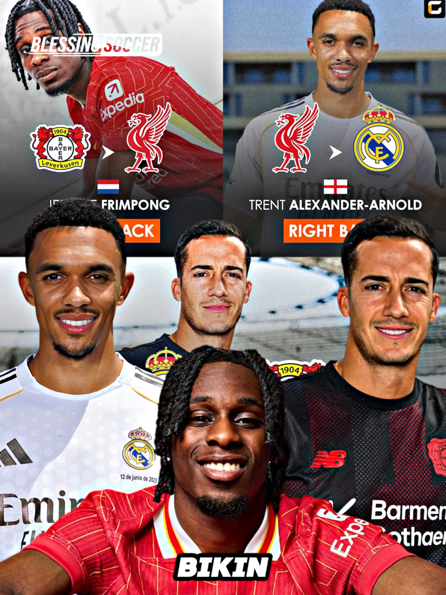 Pertukaran Bek Sayap: Liverpool, Madrid, Leverkusen