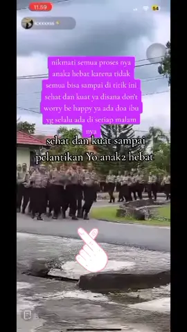 nikmati semua proses nya  sehat dan kuat sampai pelantikan ya anak2 hebat  #spnpoldakalsel  #tamtamakalsel2025 