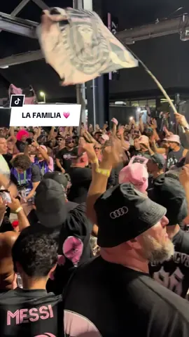LA FAMILIAAAA 💗🥁 #LeaguesCup #InterMiamiCF #Sportstok 