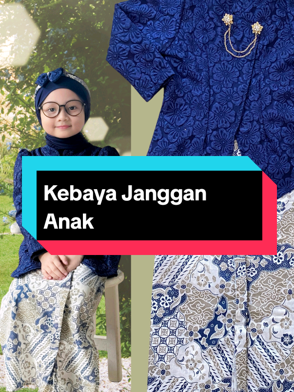 Kebaya Janggan Anak. Tampil elegan, cantik, dan berbudaya. Klik keranjang kuning 🛒🛍️✨ #kebayaanak #kebayajanggan #kebayaanakmodern #bajuanak #katakids 
