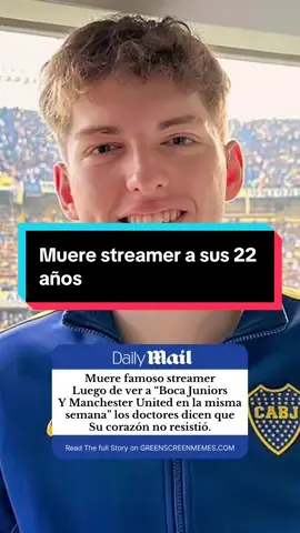 Muere streamer argentino 😿#davooxeneize #autista#manchesterunited #boca #autism 