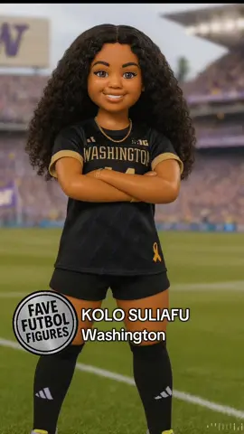 Fave Futbol Figures: Kolo Suliafu of Washington #favefutbolfigures #futbol #Soccer #womenssoccer @k44 💜 