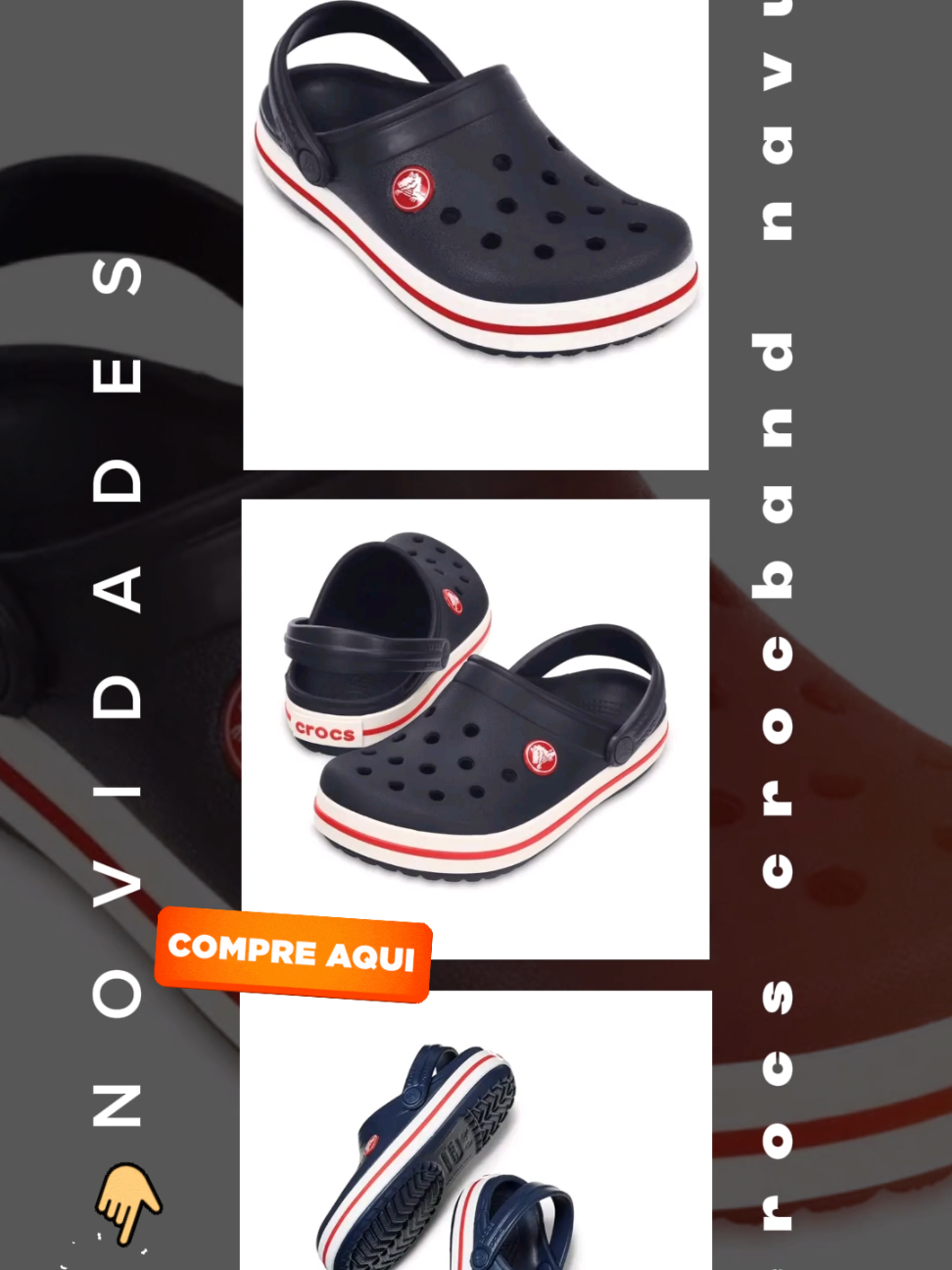 Sandália crocs crocband navy #Sandália #crocs #crocband #navy  Estilo vintage e fabricado em croslite™ com conforto e apoio durante todo o dia. tira no calcanhar para um ajuste mais seguro, permite girar para frete e para trás para uso como um chinelo ou sandália. detalhes do crocband™ clog: visual esportivo com uma faixa em negrito aplicado na lateral do calçado;⚫ resistente ao odor, fácil de limpar e de secagem rápida; aberturas para ventilação; solado leve e non-marking; flutua na água e pesa apenas alguns gramas; • crocs comfort™M com material crosliteTM: a tira do calcanhar gira para trás proporcionando um ajuste confortável e para frente para o uso como um chinelo; • relaxed fit. produto original. vendido e enviado por crocsTM brasil #CapCut 