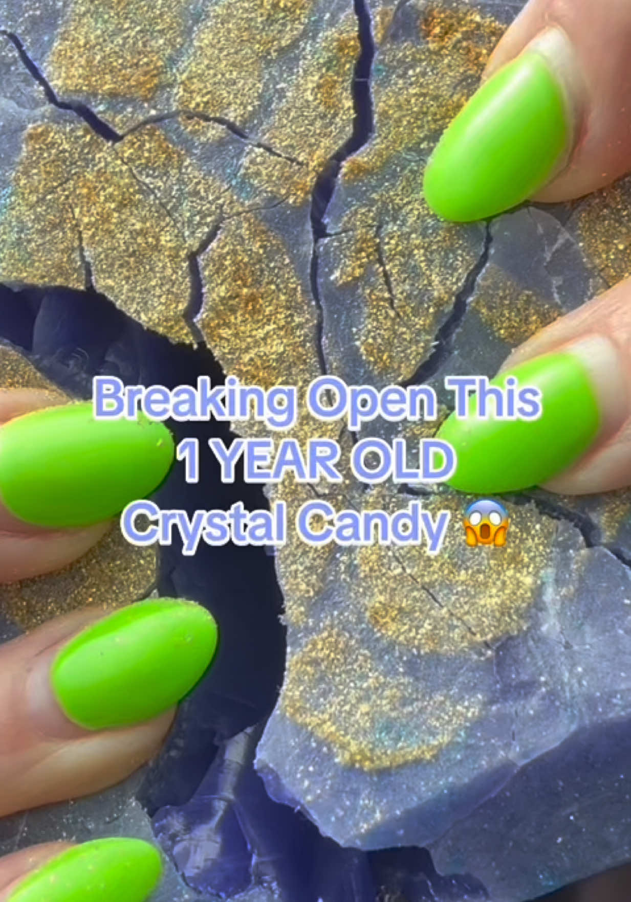 Would you still eat this 1 year old crystal candy? 😭 #candy #crystalcandy 