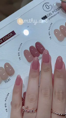 Set Tg 6 màu siu ứng dụng 🤑 #iamthyart #nailvinhomeq9 #nailart #tgnail 