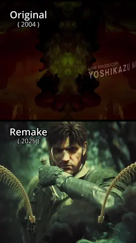 Metal Gear Solid Snake Eater Theme Song and Intro Comparison: Original VS Remake #GamingOnTikTok #mgs #metalgearsolid #remake #remastered #xbox #ps5 #playstation #comparison #snakeeater 