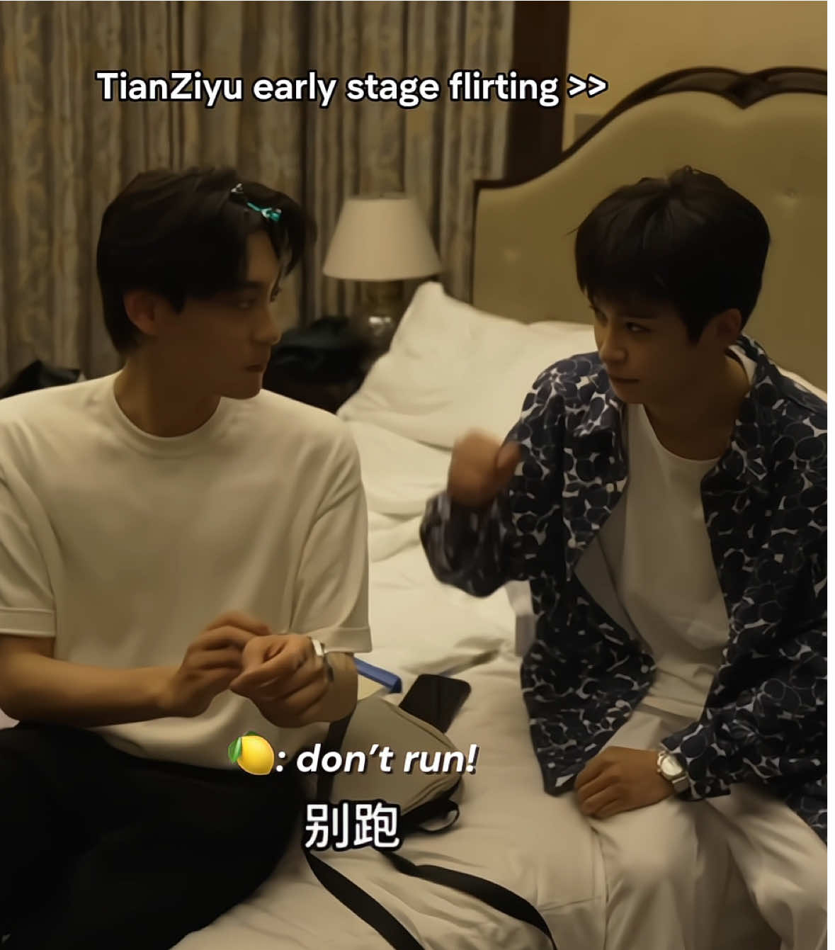 i’m loving the flirting and the banter between them on their early stage 🙂‍↕️ #revengedlove #逆爱 #tianxuning #ziyu #chinesebl  