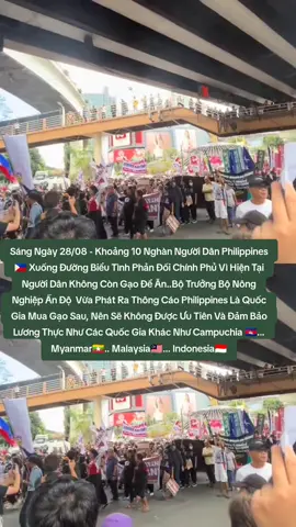 Người Dân Philippines 🇵🇭 Xuống Đường Biểu Tình Phản Đối Chính Phủ Vì Hiện Tại Người Dân Không Còn Gạo Để Ăn...👏👏👏👏👏