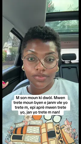 I treat people how I want to be treated, then I treat them how they treat me 🤷🏾‍♀️ #treatpeoplewithkindness #authenthic #kindnessisfree #pouou #haitiantiktok🇭🇹 