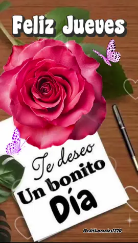 #buenosdias 🌷☀️#bendiciones 🙏🏼🙏🏼🦋💗#FELIZJUEVES 🌷💖#goodnirning ☀️#bonitodia 💕