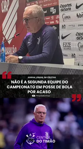Bom desempenho? 🏴🏳️ Dorival Júnior analisa desempenho do Timão nas competições e fala sobre o que estava faltando para obter resultados.  📹 @_viniciuslucio / Central do Timão #centraldotimao #corinthians #sccp #timao #dorivaljunior 