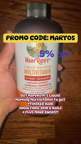 USE MY PROMO CODE FOR LIQUID MORNING MULTIVITAMIN✨🛍️💗#tiktokshop #maryruthsmorningmultivitamin 