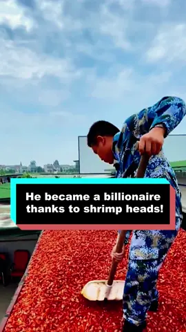 He became a billionaire thanks to shrimp heads! #bestvideos #fyp #eating #bestvideo #delicious 