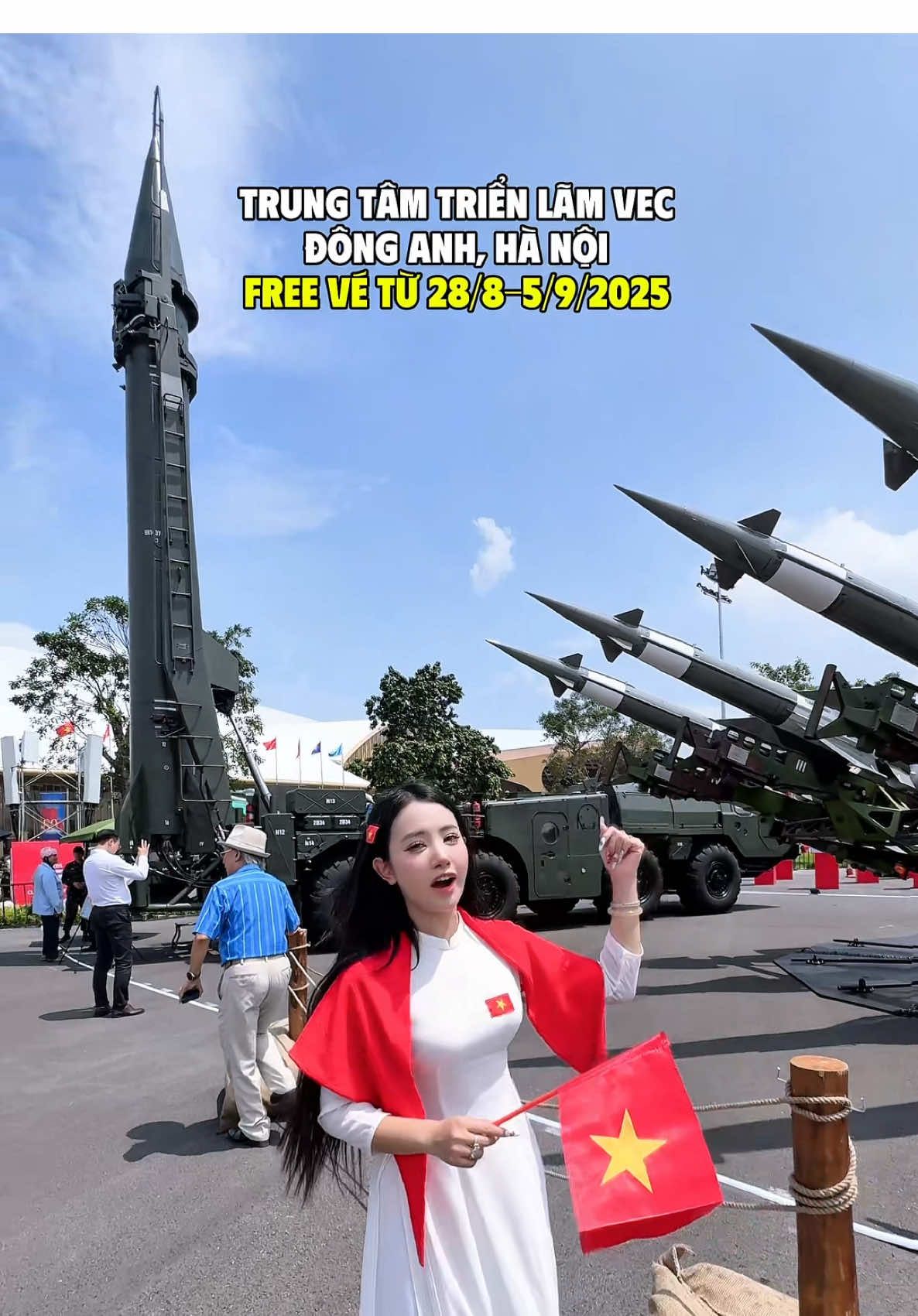 Đang có triển lãm A80 tại Trung tâm triển lãm VEC Đông Anh HN. Đủ các loại khí tài xe tăng tên lửa cho các bạn chiêm ngưỡng trực tiếp và 34 gian hàng các tỉnh thành cùng vô vàn các gian hàng khác! Triển lãm diễn ra từ ngày 28/8 đến 6/9/2025 Free toàn bộ vé vào cửa nha #emthuythuy #trungtamtrienlamvietnam #VEC #a80 #review @Vy Hoàng Cupid 