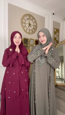 Nanti buat trend ini yuk pas lebaran, pakai Royal arabian, gerakannya kaya gini aja ya 😍😍🥰 #dresslebaran #sarimbit2026 #sarimbitkeluarga #syifa #bundaaliyya 