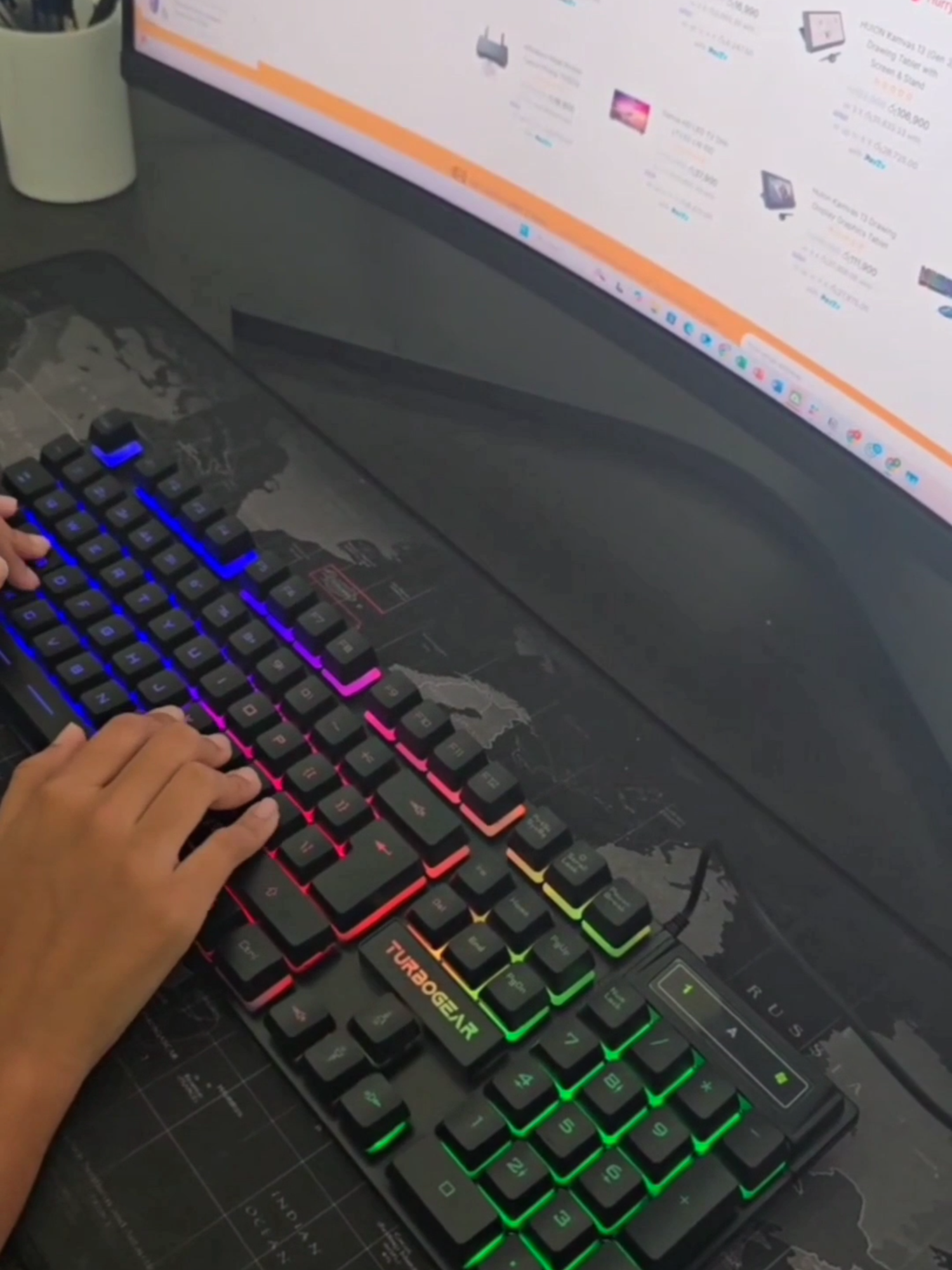 Gaming Keyboard & Mouse Combo TC09 Unboxing  🖱️⌨️ Hey everyone! In this video, I’m unboxing the TC09 Keyboard and Mouse Combo – a sleek, feature-packed setup perfect for gaming, work, or daily use. Let’s take a look at what’s inside the box and go over my initial thoughts! 📦 What’s in the Box? ✅ TC09 Mechanical-Style Keyboard ✅Gaming  Mouse ✅ User Manual & Accessories 🖥️ Check it out here: 👉 https://a1futurezone.lk/product/turbogear-wired-gaming-mouse-keyboard-tc09/ 🎮 Key Features: RGB Backlit Keyboard Durable key switches for long-term use Smooth, high-precision mouse Plug & play setup – no software required Ideal for gaming, office work, and more #keyboard #rgbkeyboard #gaming #foryou #a1futurezone