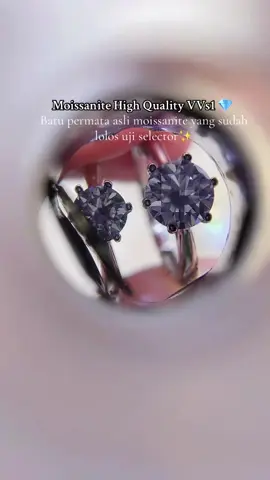 Tampil lebih modis dengan koleksi cincin permata yang berkilau✨ #4u #aksesoris #antikarat #moissanite #cincinberlian 