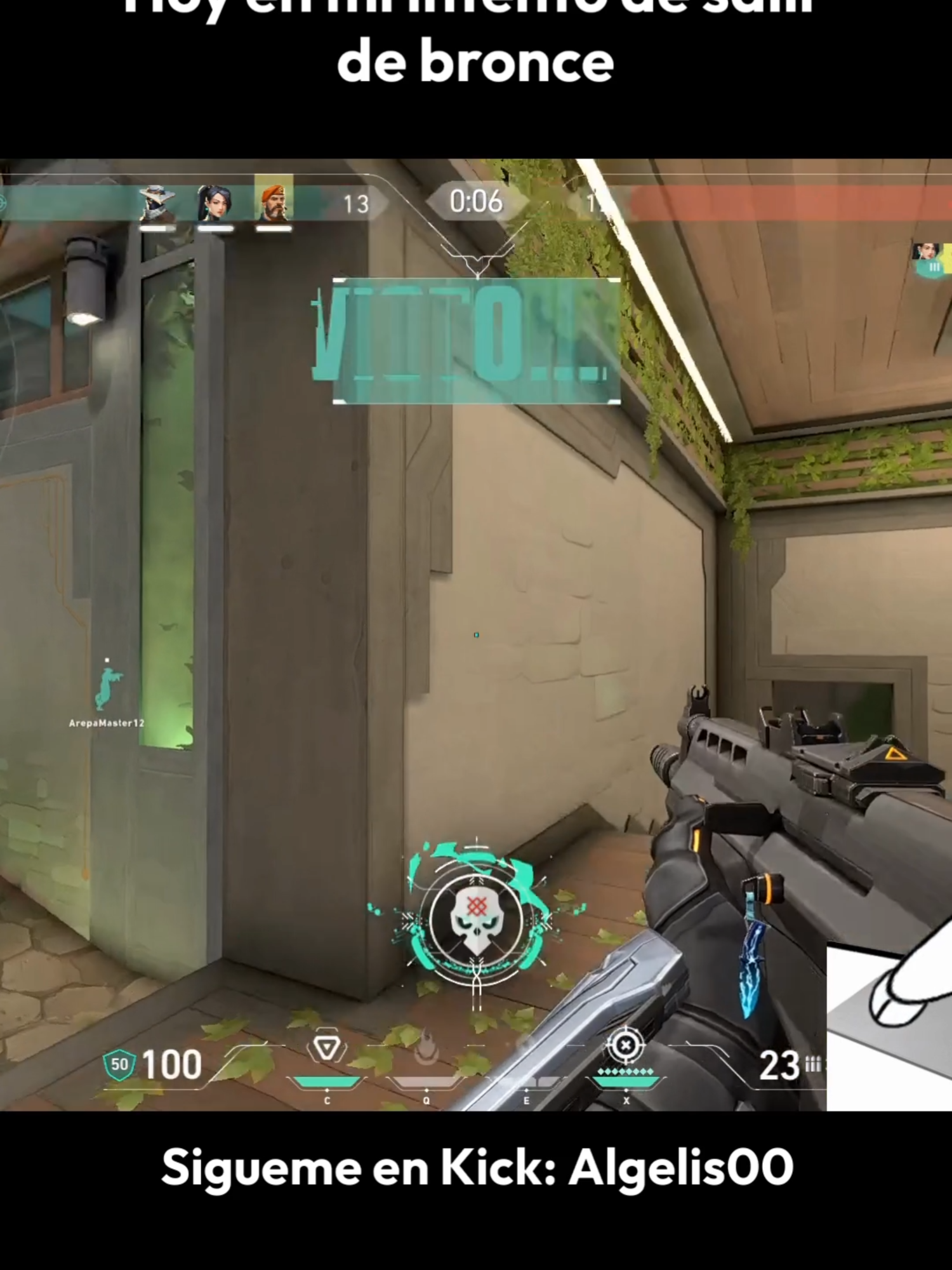 Todo esto paso en directo en kick: Algelis00 #Valorant #valorantclips #kick