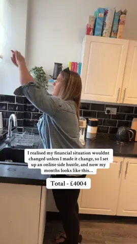 £4000 and the months not even out yet 😭 That’s more than double my old 9-5 wage!  And I haven't worked a 9-5 for over 6 months…  l used to spend most the weekend dreading Monday, ready to count down to Friday all over again for a wage that would just about stretch across nursery and bills. Stuck in the paycheck to paycheck rat race! I set up a side hustle last year that absolutely anyone can do! I had a goal of earning an extra £300 a month but it blew up SO much more than that! A year later l've earnt nearly £50,000 quit my job, added money to savings, booked the holidays  and I'm now debt free! 🙌 I simply share this with you to show you that ordinary people like me and YOU can make an income online! You don't need to be an influencer, you don't need a ton of followers, but you do have to start Comment 