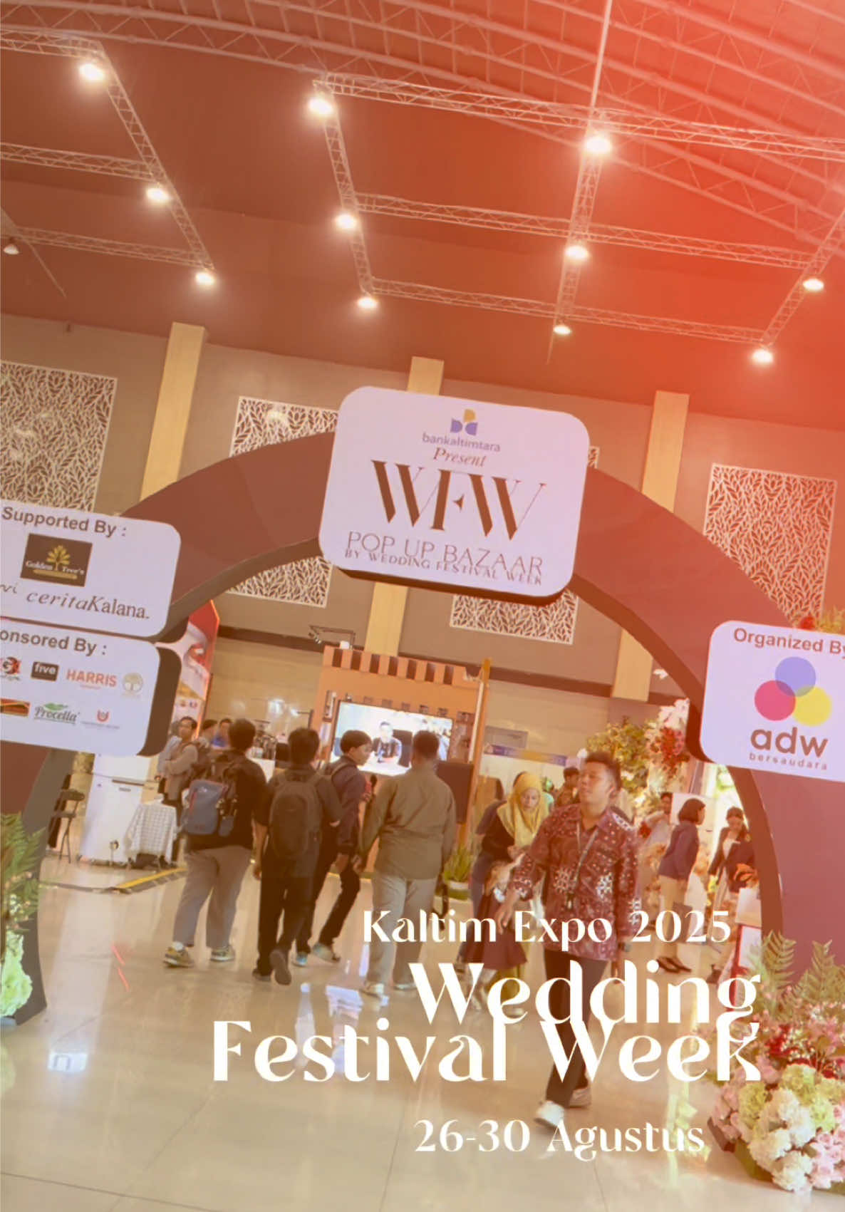 Yuk Kunjungi Wedding Festival Week di Kaltim Expo 2025 Beragam Vendor Pernikahan Terbaik di Samarinda Yang Akan Membuar Rencana Pernikahanmu Berjalan Dengan Baik & Berkesan Tentunya 26-30 Agustus 2025, Samarinda Convention Hall Sempaja  #RagamSamarinda #InfoSamarinda #SamarindaUpdate #BusamSamarinda #KaltimExpo2025   