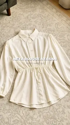 atasan blouse wanita warna broken white, lihat-lihat dulu di keranjang kuning ☝🏻 atau kamu bisa simpan dulu video ini 🤗 #blousemurah #blousewanita #blousekorea #blousecantik #blouseviral 