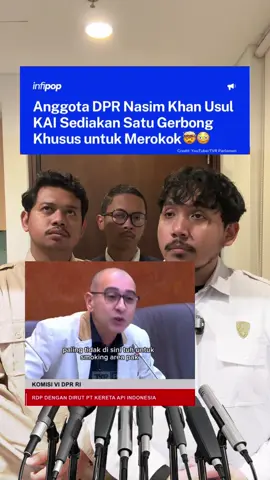 Menteri Kurangkerjaan, Gubernur Smooth, dan Nobita turut berkomentar soal usulan anggota DPR untuk mengadakan gerbong khusus perokok. Usulan yang sungguu wadaw awoakwok  Jakarta, Rabu (27/8/2025) @Ibongtalks @Cerita Ocid @infipop  #BroMenteri 