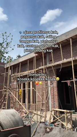 kosekk ambekan ndisik😂 #masyaallahtabarakkallah  #bangunrumah #rumahminimalis #rumahclassicmodern #fyp 