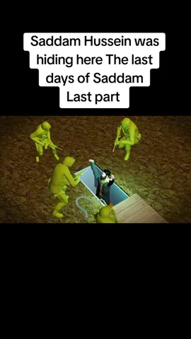 Saddam Hussein was hiding here The last days of Saddam Last part #saddam #learn #3danimation #growmyaccount 