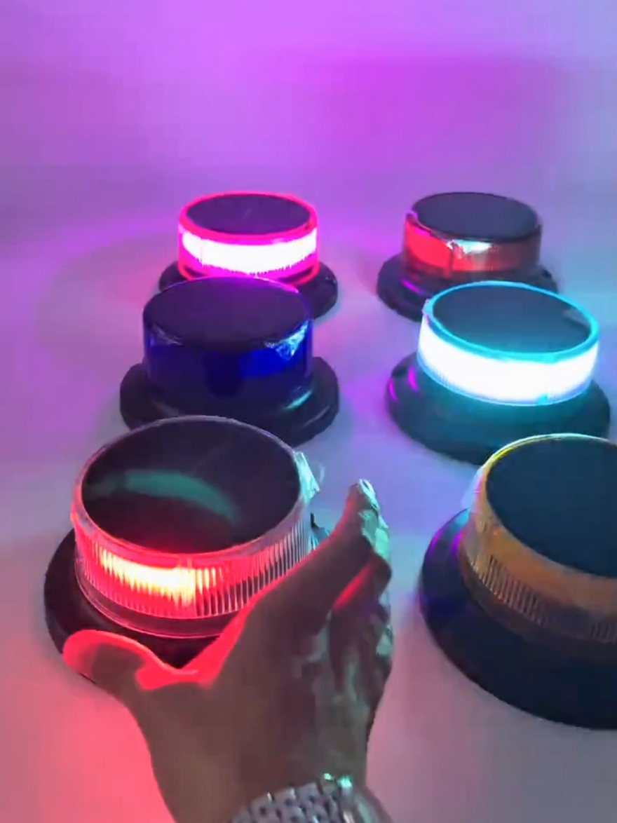 Đèn LED nhấp nháy cảnh báo năng lượng mặt trời #denled #den #denledtrangtri #dentrangtri #denledthongminh 